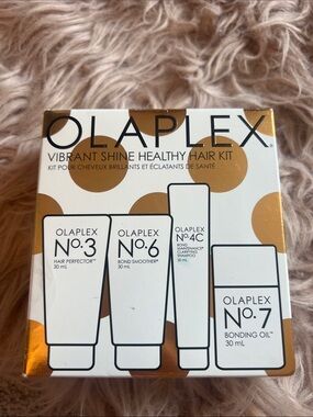 OLAPLEX Vibrant Shine Healthy Hair Kit - White & Gold